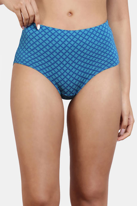 Zivame Anti-Microbial Medium Rise Full Coverage Hipster Panty (Pack of 3) - Multicolor — image 2